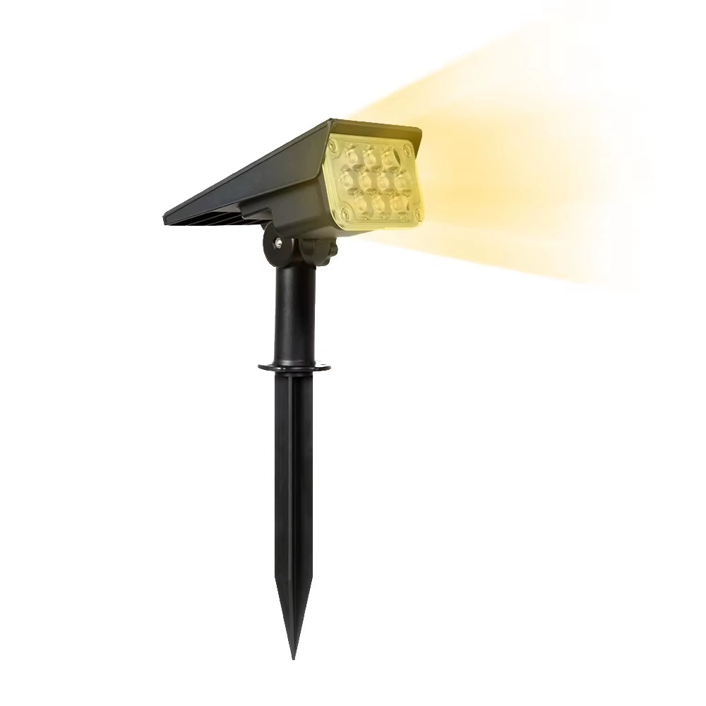 1/2/4PCS Solar Power Light Adjustable Light Temperature Solar Garden Light Outdoor IP65 Solar Lamp Super Bright Solar Spotlight