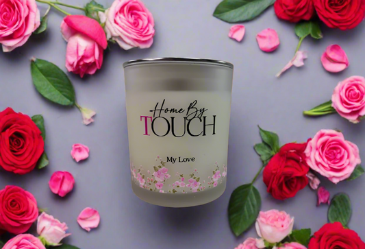 My Love Candle – Romantic Floral Scented Soy Candle | Home By Touch - Home By TOUCH