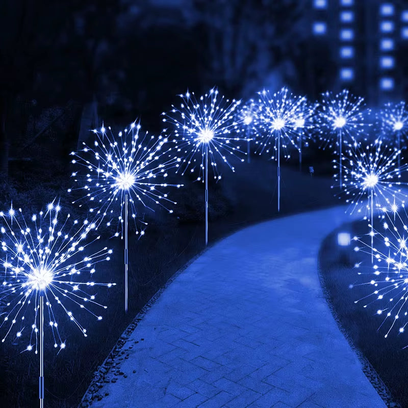 LED Solar Dandelion Fairy Lights - Waterproof Outdoor Garden Decoration for Elegant Landscape Illumination