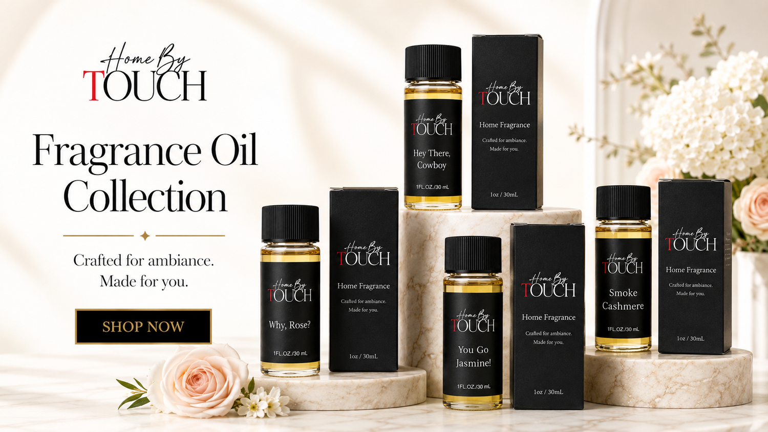 The Luxury of Scent- Scented Fragrance Oil – 1 oz / Home By TOUCH