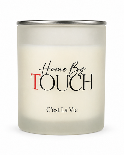 C'est La Vie Luxury Soy Candle, Cashmere Amber, 12 oz | Home By TOUCH