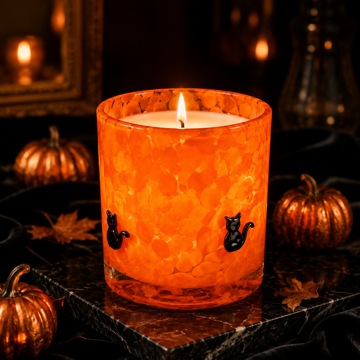 Black Cat Glow 9 oz Special Edition Soy Candle - Holiday Mood