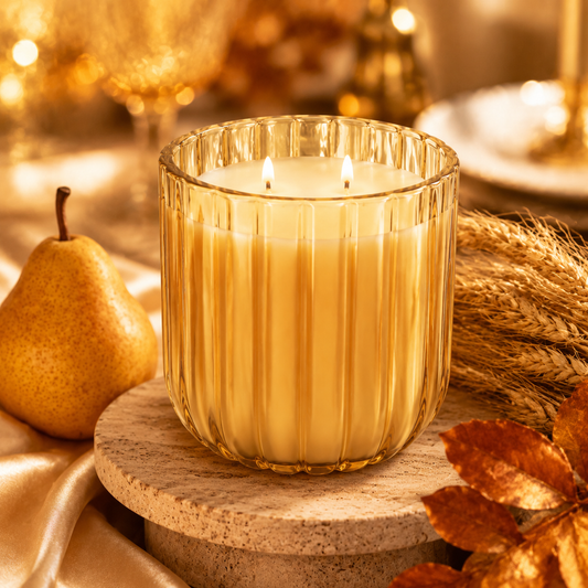 Champagne Harvest 20 oz Special Edition Soy Candle - Holiday Mood