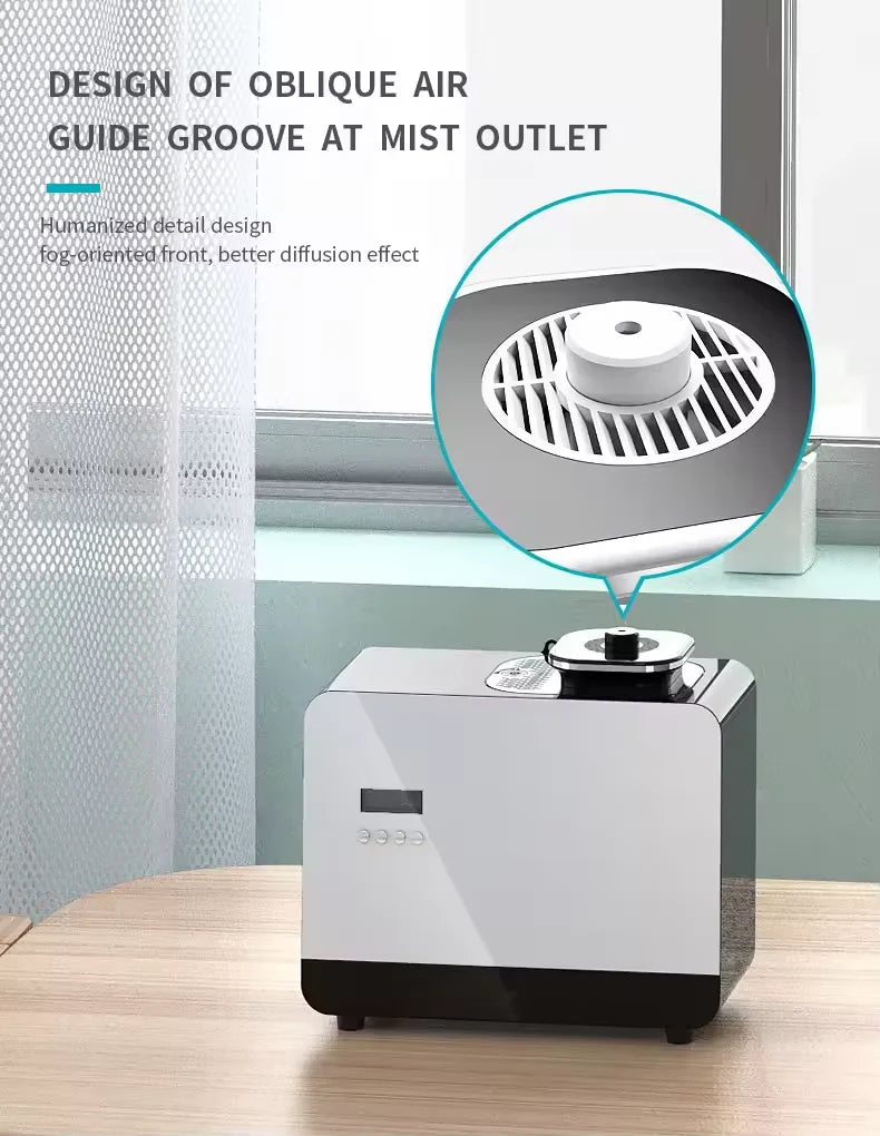 Hotel Collection Lobby Large Space Air Freshener HVAC Aromatherapy Essential Oil Scent Diffuser Machine for 800ml Plastic Bottle