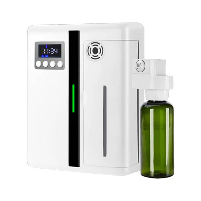Powerful HVAC Smart Aroma Diffuser, 160 ml tank, cold-air diffusion, timer control, wall-mounted—ideal for any setting