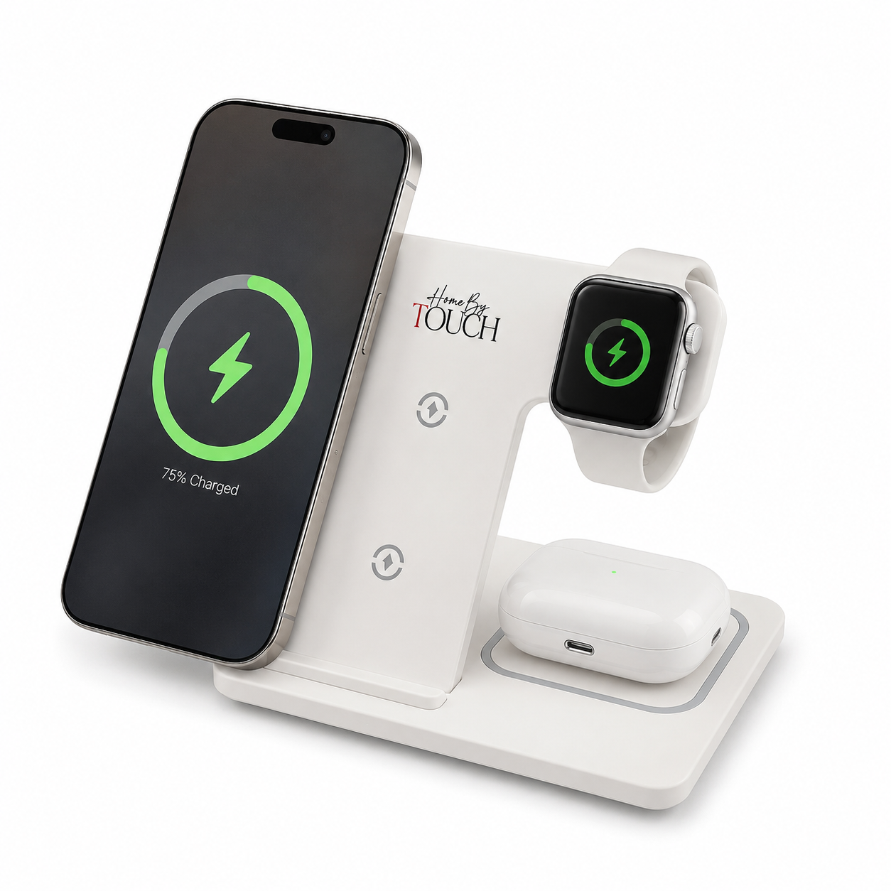 Home By TOUCH 3-in-1 Foldable Magnetic Wireless Charger | Apple Devices