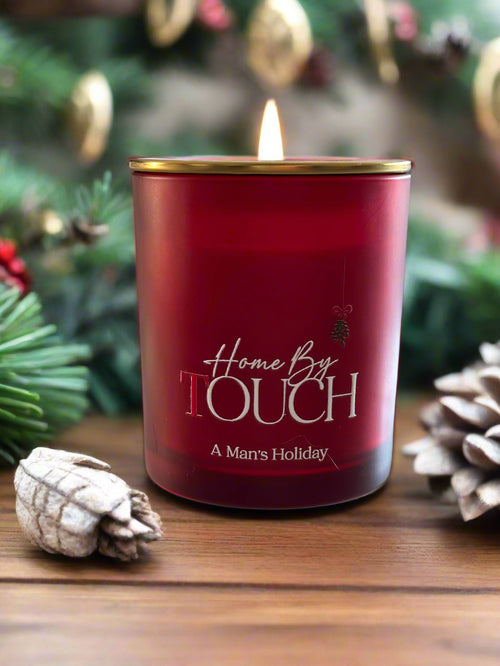A Man’s Holiday Candle | Bold & Masculine Scented Candle – Home By TOUCH
