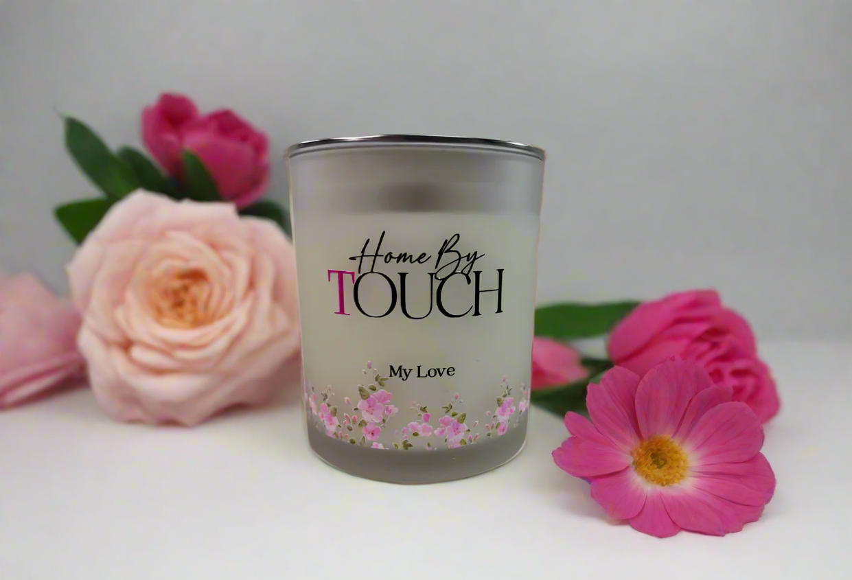 My Love Candle – Romantic Floral Scented Soy Candle | Home By Touch - Home By TOUCH