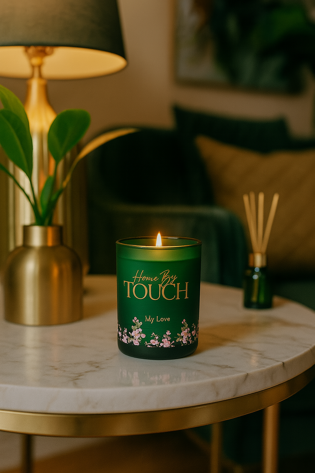 My Love Candle – Romantic Floral Scented Soy Candle | Home By Touch