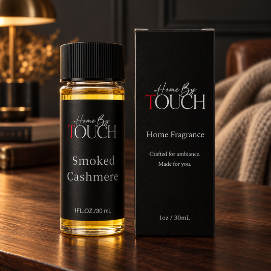 Smoked Cashmere — Luxury Fragrance Oil in a styled fragrance oil product photograph