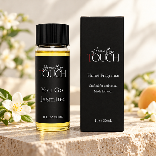 You Go, Jasmine! — Luxury Fragrance Oil in a styled fragrance oil product photograph