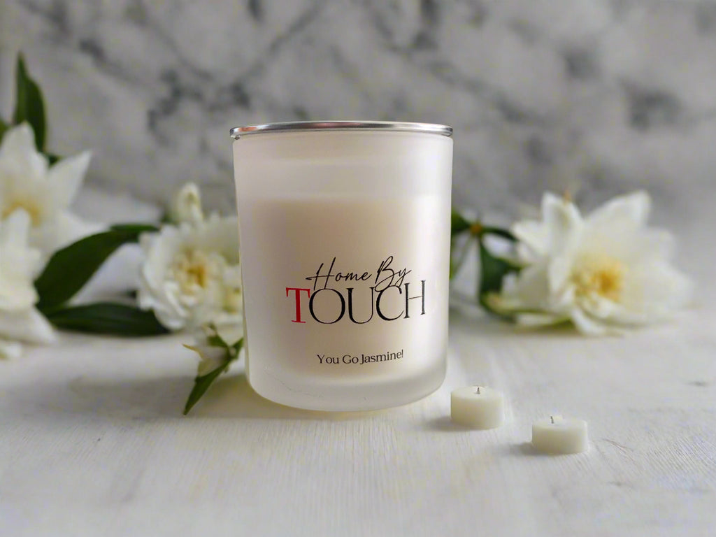 You Go, Jasmine! Candle | Elegant Floral Scented Soy Candle – Home By TOUCH